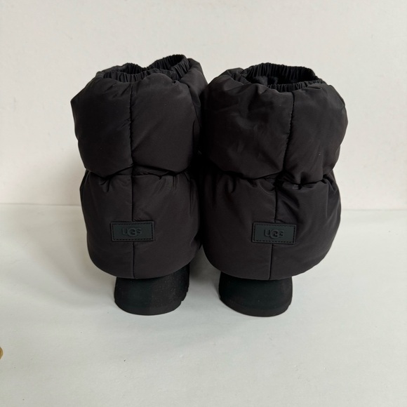 UGG CLASSIC MINI DIPPER PUFFER BLACK BLACK PLATFORM BOOTS - Picture 4 of 8